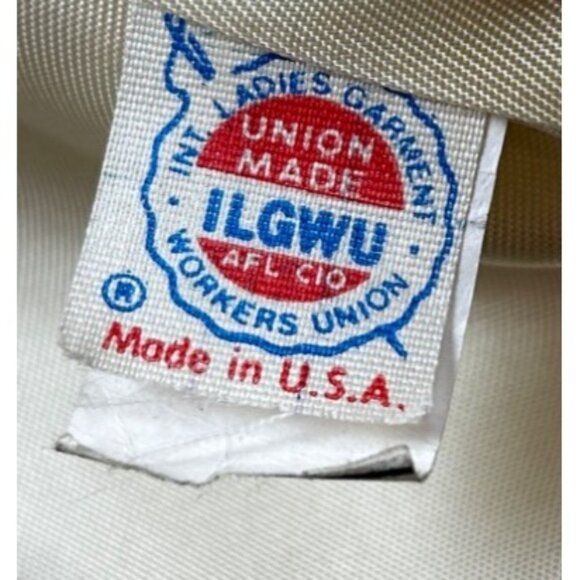 Vtg Forecaster of Boston Wool Coat Womens Size 8 Ivory Double Breasted Old Money - Picture 6 of 16